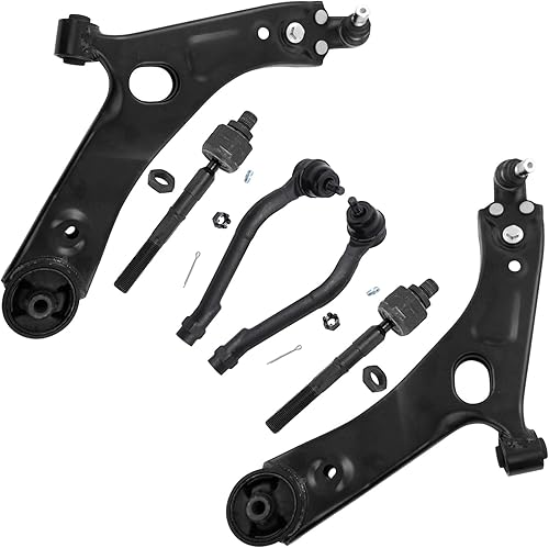 Miniatura 94 de Detroit Axle - Kit de brazos de control AWD para cargador Chrysler 300 Dodge Challenger Magnum, 2 brazos de control superiores delanteros con rótula