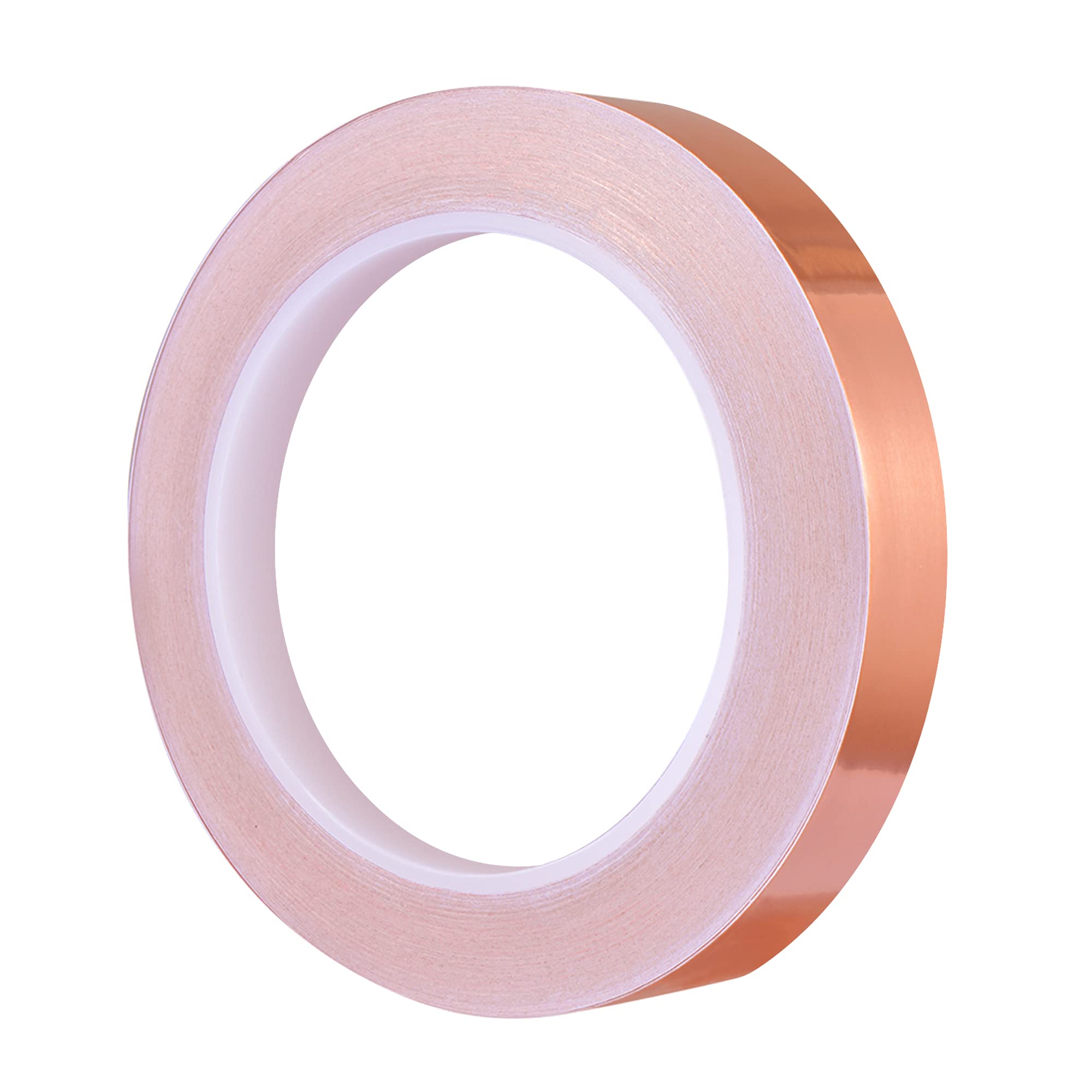 Zalava Kupferband EMI Kapton Tape EMI-Abschirmung Kupferfolie Klebeband Selbstklebend 25M x 30mm, 25M x 50mm, 20M x 70mm Schneckenband Schneckenschutz (10mmX25M)