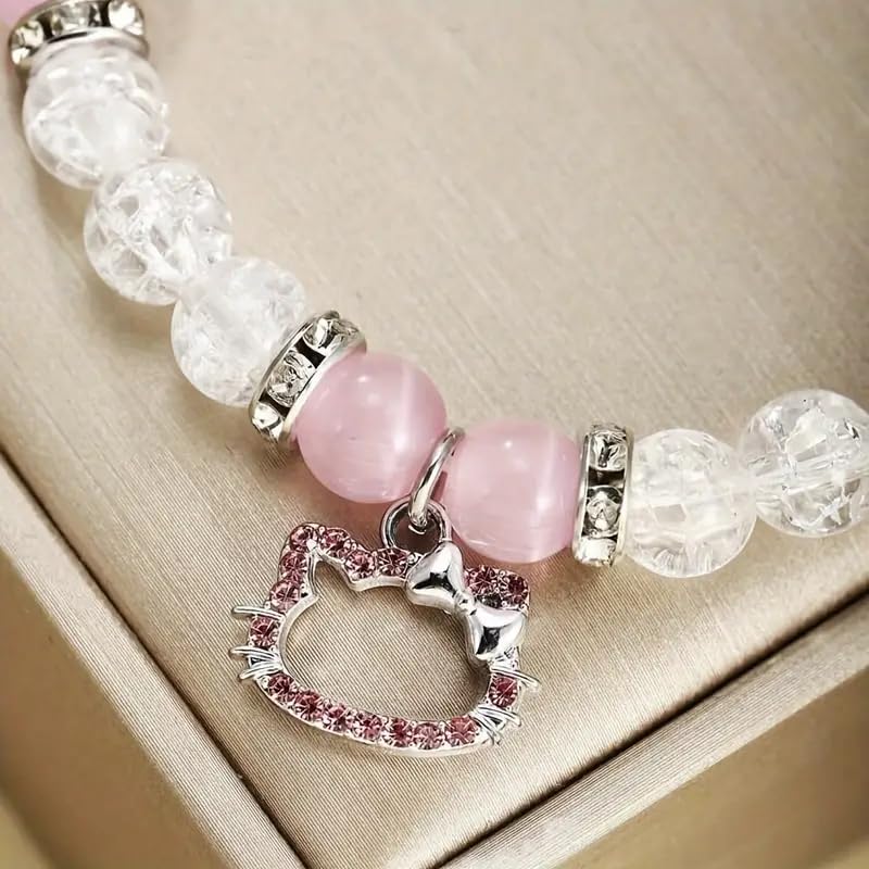 Image of Spiderman Kitty Magnetic Friendship Bracelets, Couple's Bracelets, Valentine's Day Gifts for BFF, BF, GF, Women, Men, Girls, Kids