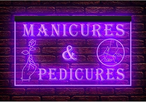 160055 - Letrero de neón con luz LED (12 x 8 pulgadas, morado)