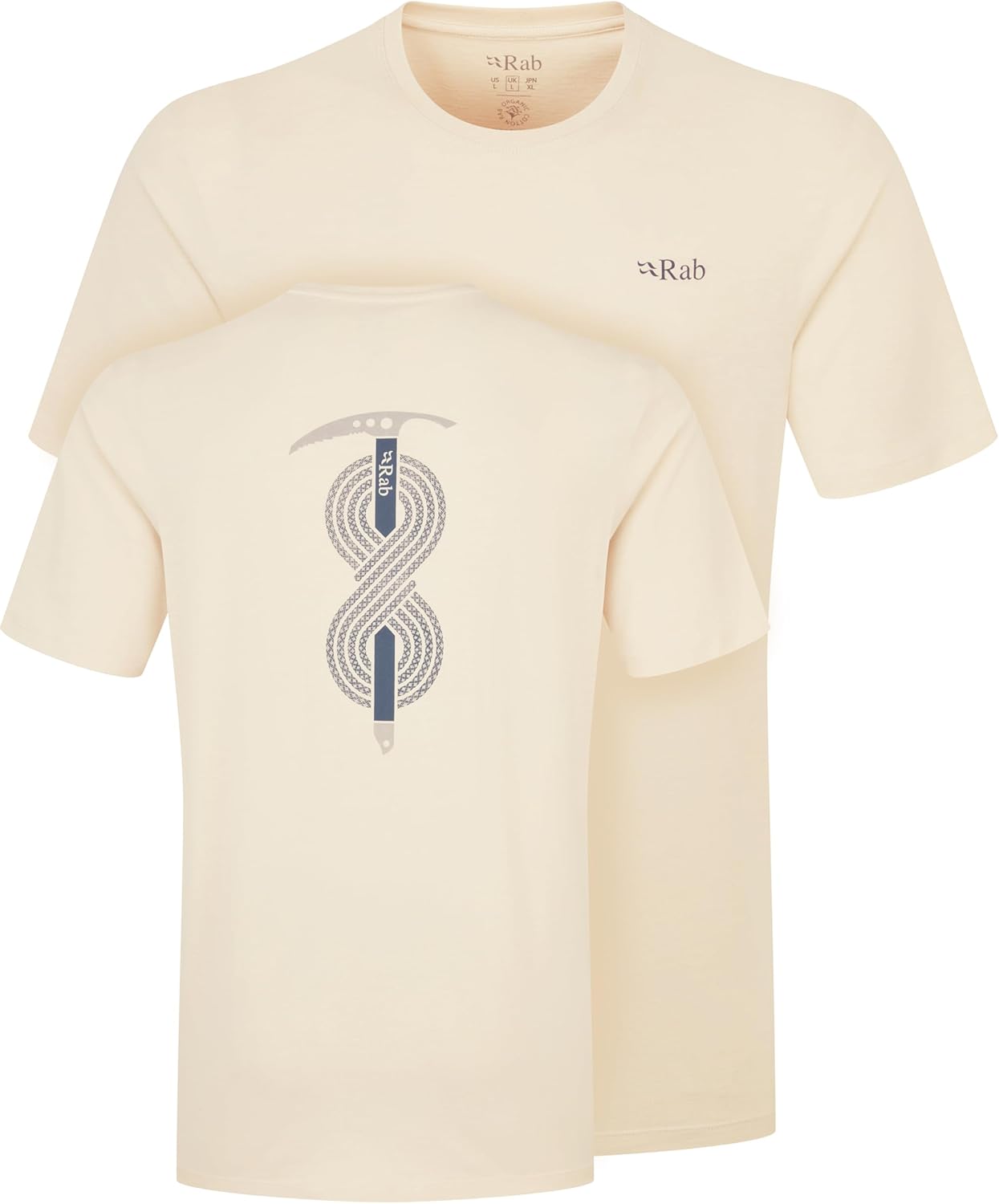 Rab Men's Stance Axe Tee - Organic Short-Sleeve T-Shirt for Everyday Outdoor Use