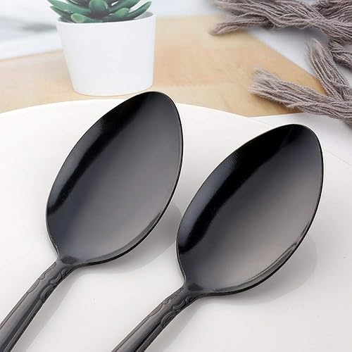 Miniatura 210 de Juego de 12 cucharas de café, mini cucharas de café, cucharas de espresso de acero inoxidable, cucharas pequeñas para postre, té, aperitivo, 4.6