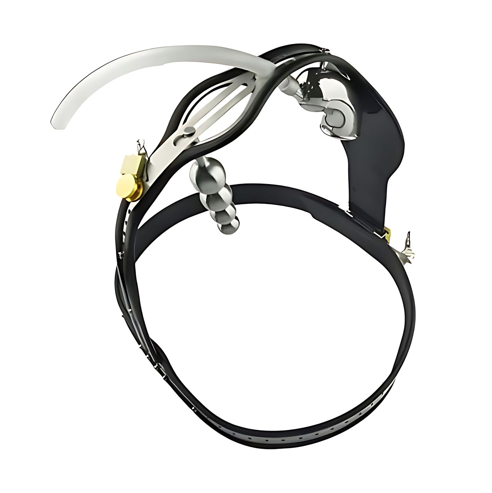 Ceinture de chasteté dissimulée SM avec cage à pénis amovible en acier inoxydable et plug anal, ceinture de chasteté de bondage, jouets sexuels for hommes et couples