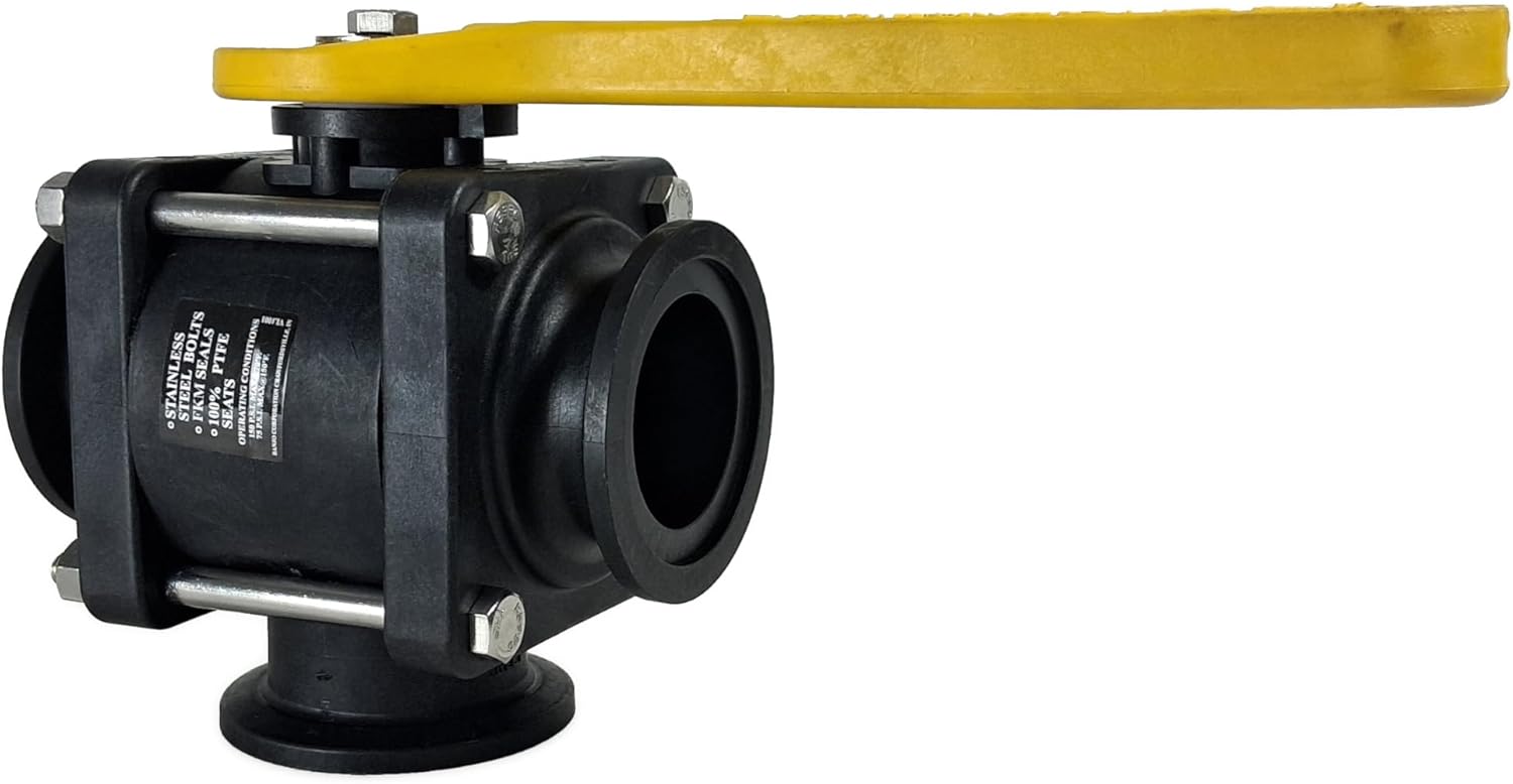 Genuine Part Replaces 3-Way Valve Compatible with Multiquip WT5C, WTE5C, WT5CSG, WT5HP, WTE5HP, WT5HPSG Water Trailer 49665