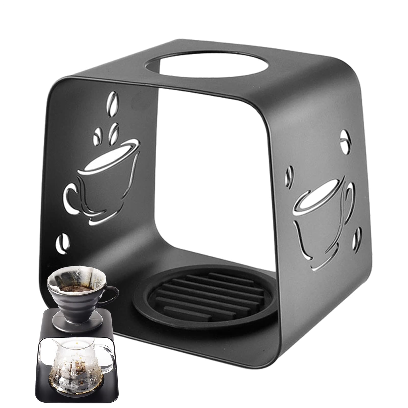 Soporte Para De Café Rejilla De De Acero Portátil | Estación De Vertido Para Filtro De Café para Senderismo, Viajes, Mujeres, Jóvenes, Adolescentes y para tu Hija