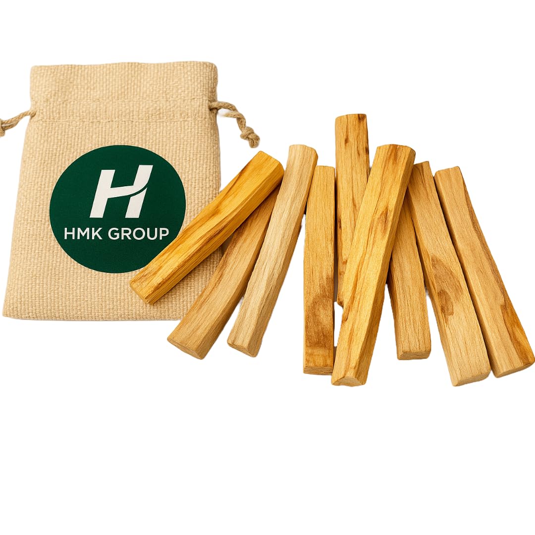 Palo Santo 10 Stick for Home Spiritual Cleansing Stress Relief Smudging Meditation Relaxation Fragrance Sustainably from Ecuador Wild Harvested Smudging Sticks 100% Natural Wood Incense (10 Sticks)