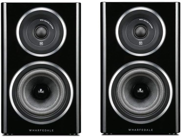 Wharfedale D11.1B Pair of Passive Shelf Boxes, Black