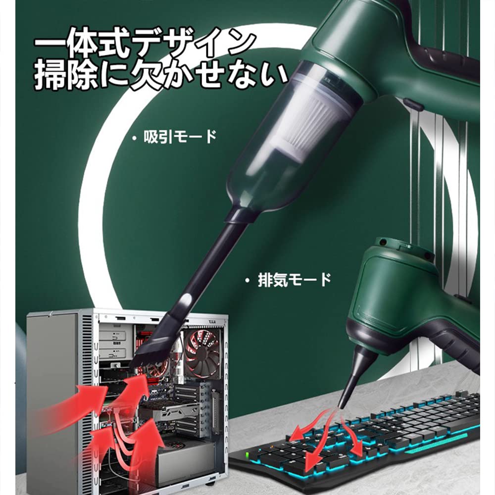 ✨️即購入OK✨️コンパクト掃除機 ハンドヘルド ミニ掃除機ポータブル Amazon | ハンディクリーナー 多機能 【2種吸引モード＆ダスト
