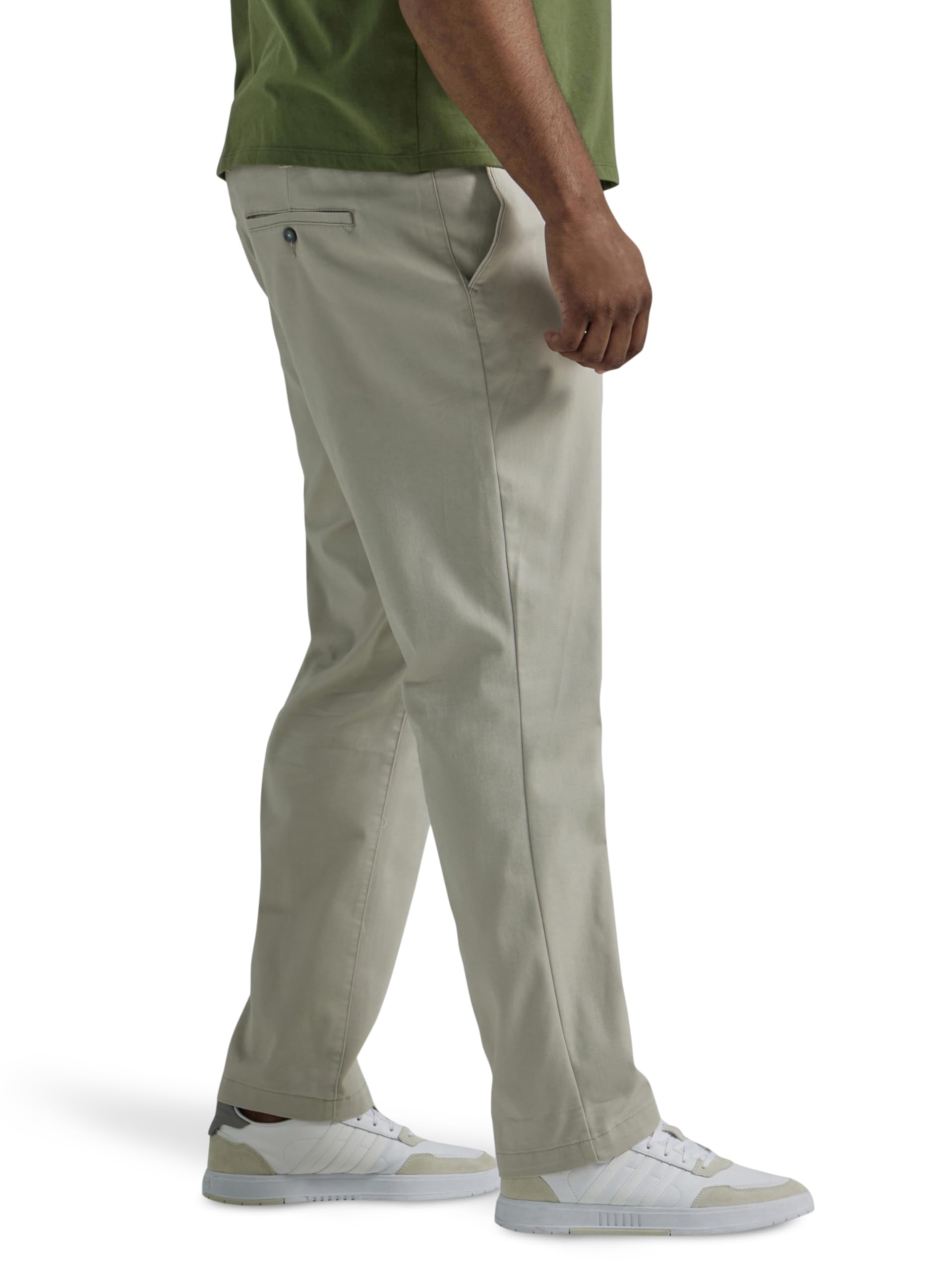 Lee Herren Extreme Motion Flat Front Relaxed Taper Pant Lssige Hose, Taube, 38W / 34L – Ansicht 2