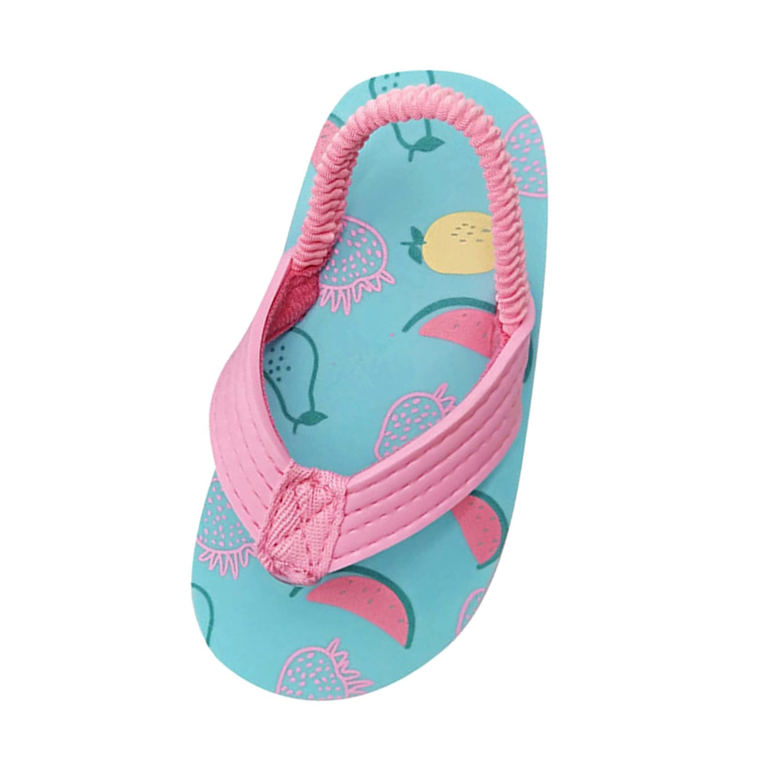 Generisch 2025 Eva Chaussures de plage élastiques pour fille Chaussures à lanières et tongs pour enfants Sandales d'été réglables pour fille Sandales pour enfants, bleu ciel, 24 EU
