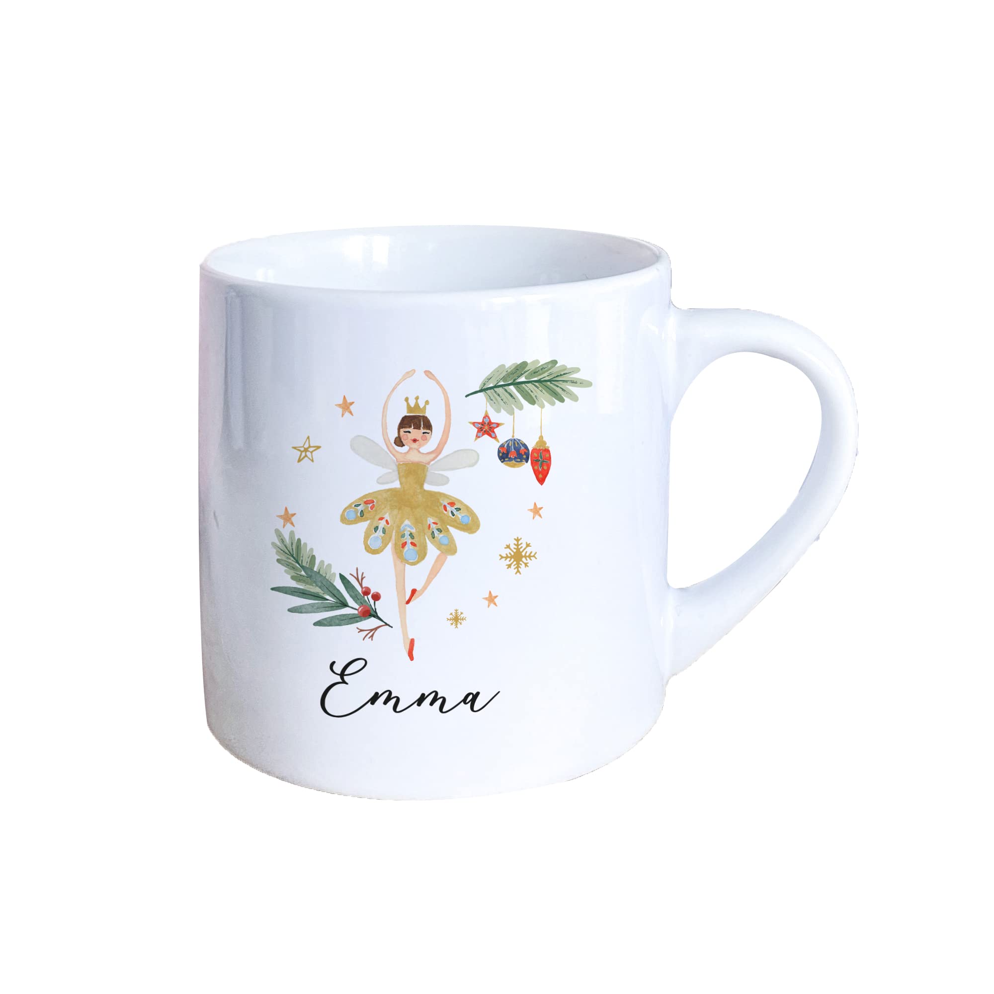 Personalised Nutcracker Ballet Christmas Kids Mug with Child’s Name | Boy Girl Gift for Son Daughter Grandson Granddaughter Nephew Niece Children