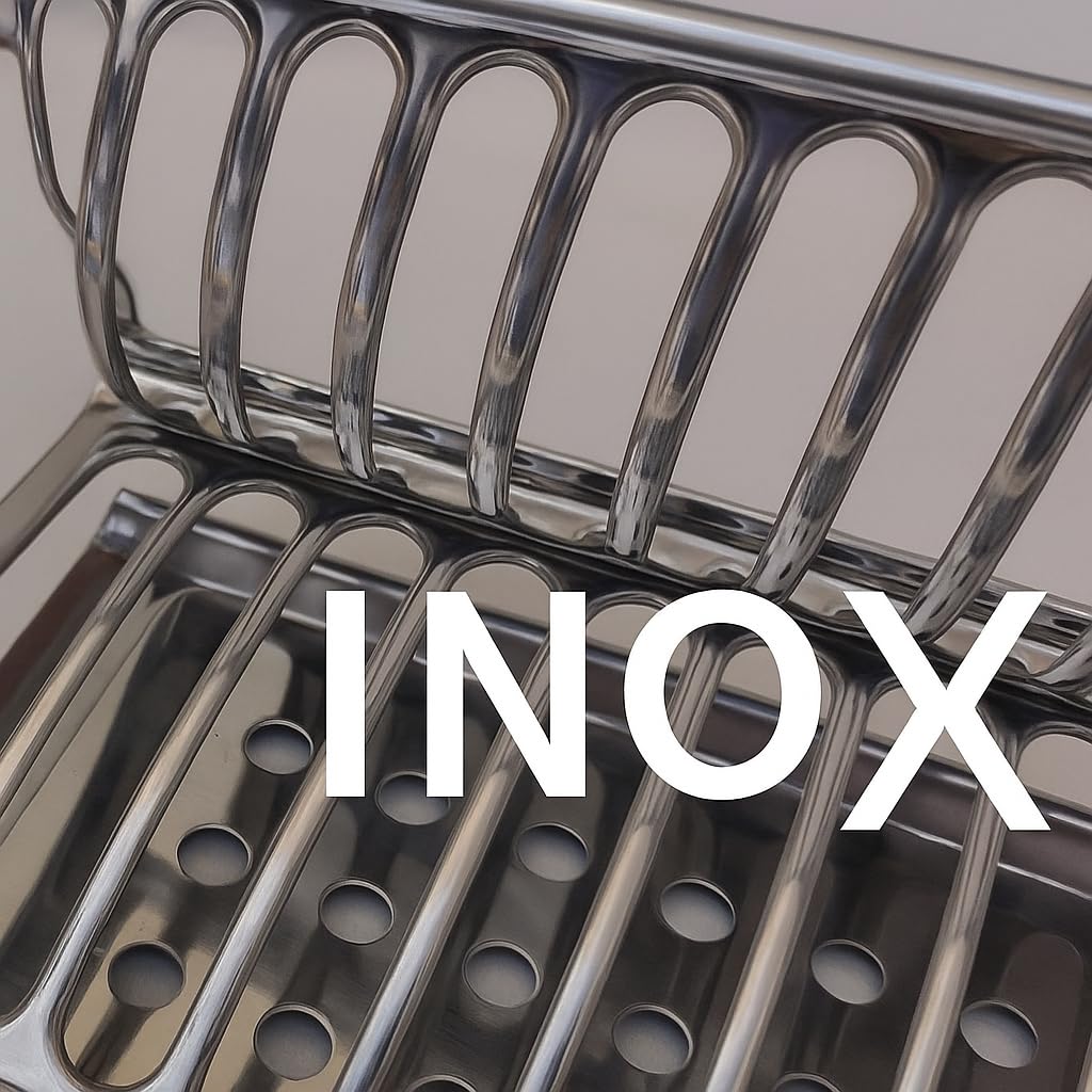 Scolapiatti da incasso con telaio in Acciaio Inox, in varie misure, misura 86 | Leroy Merlin