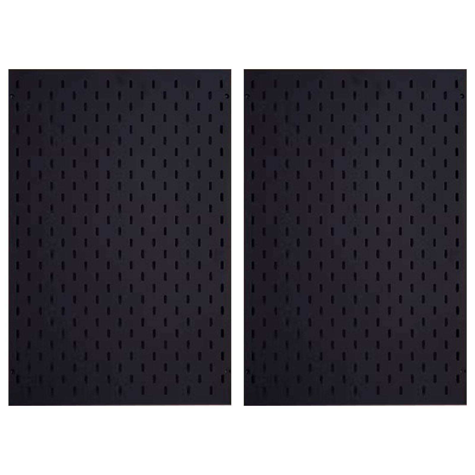 2er-Set Garagen Pegboard-Set, Keller-Werkzeugaufbewahrungssystem, Für Café(Black color)