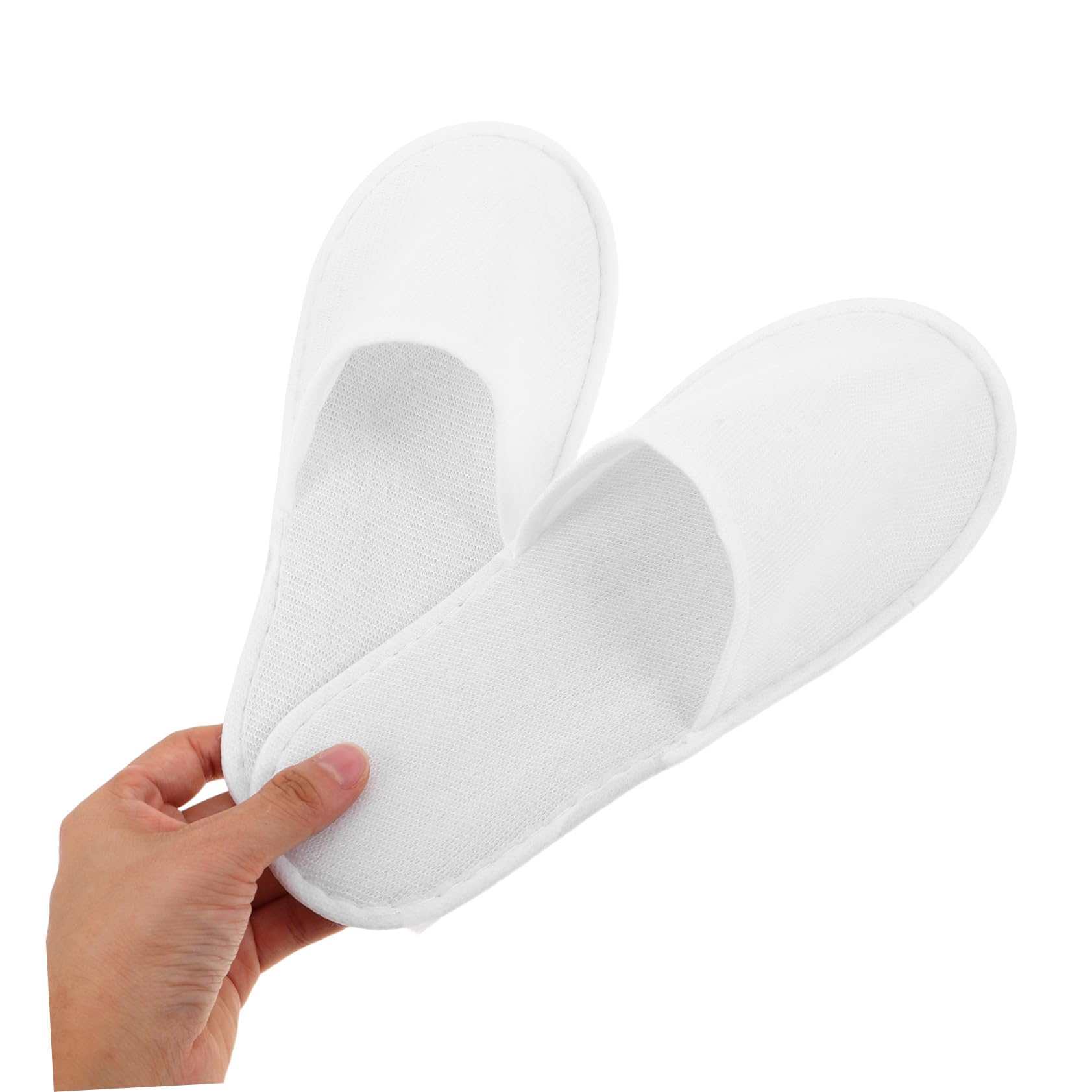 Mipcase 28 Pares Zapatillas Desechables Unisex Antideslizantes con Puntera Cerrada y Suela Acolchada de EVA Cómodas y Gruesas para Hotel Spa Viajes Bodas y Uso Doméstico Paquete