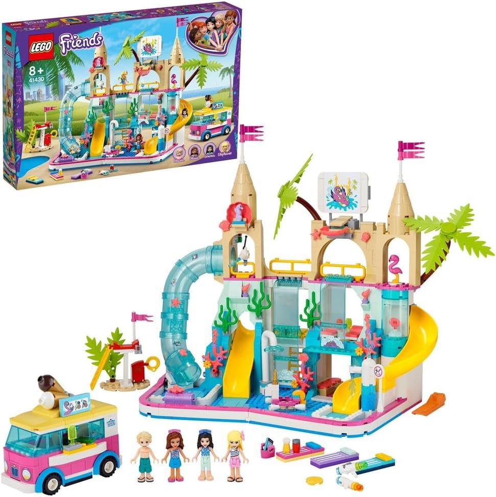 LEGO Friends Summer Fun Water Park 41430 Building Kit (1001 Pieces)