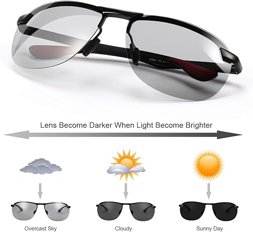 Miniatura 3 de YIMI Gafas de sol polarizadas fotocromáticas para conducción z87 para hombres y mujeres gafas de seguridad de día y noche