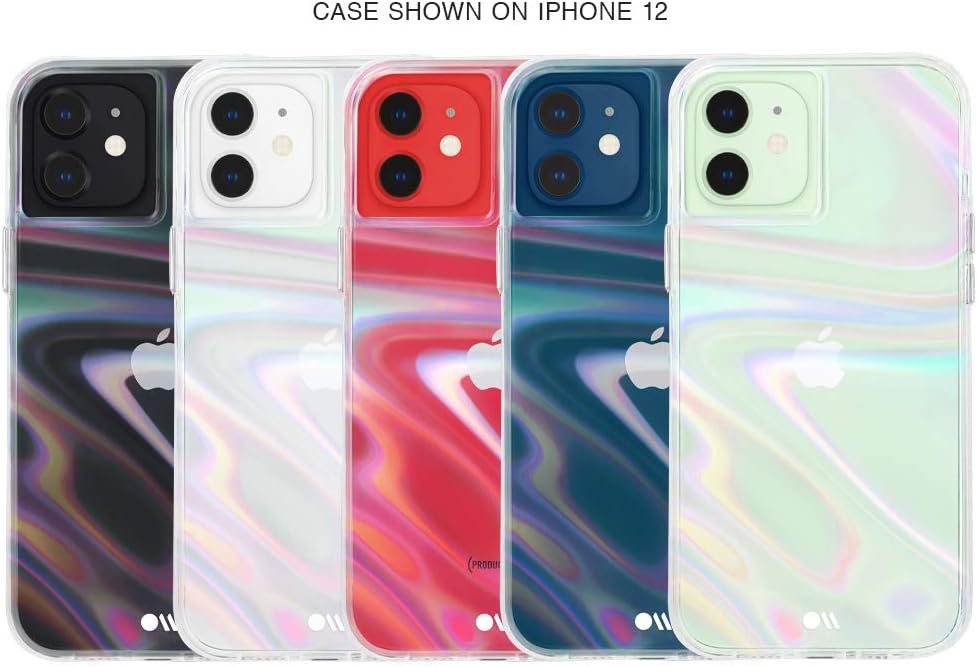 Exсluѕіvе Dіѕсоunt 80% оƒƒеr Case-Mate - SOAP Bubble - Case for iPhone 12 and iPhone 12 Pro (5G) - 10 ft Drop Protection - 6.1 inch - Iridescent Swirl