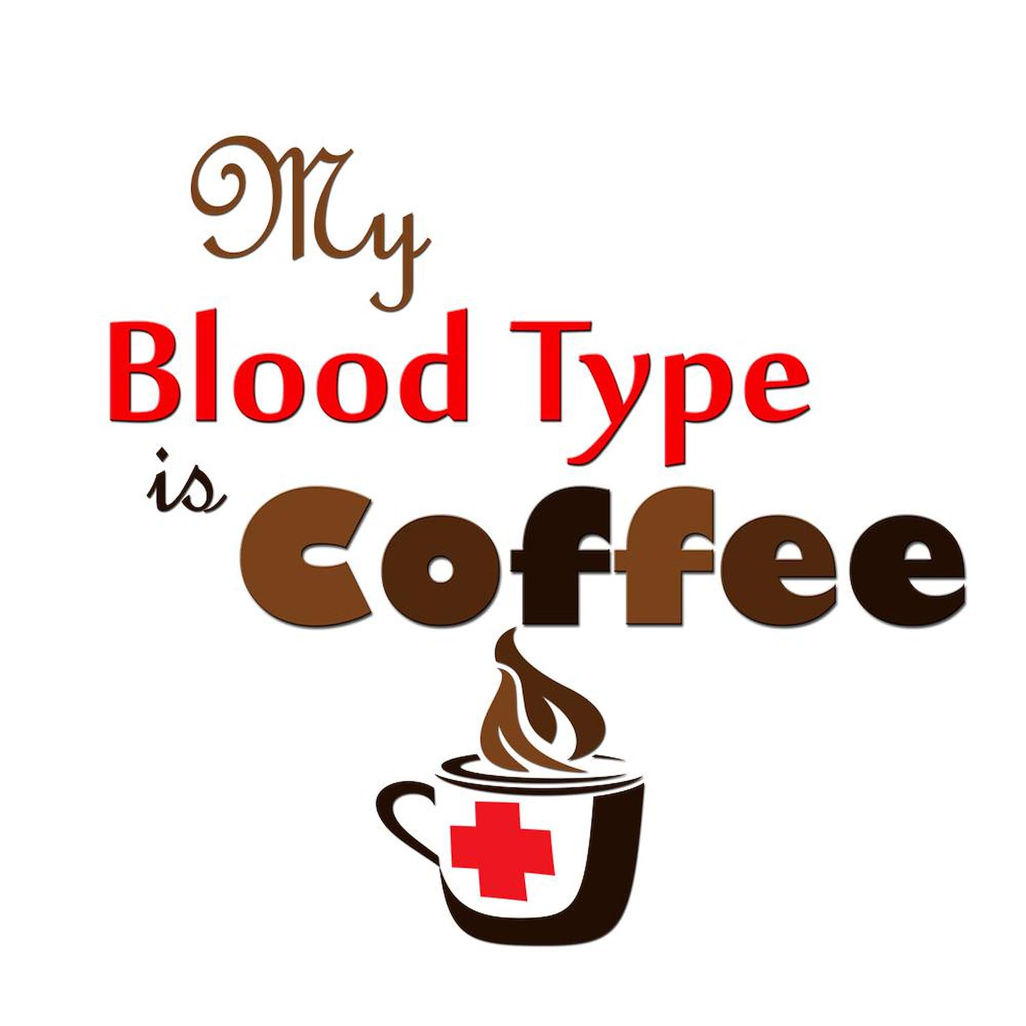Amazon.com | CafePress My Blood Type Is Coffee Mug 11 oz (325 ml