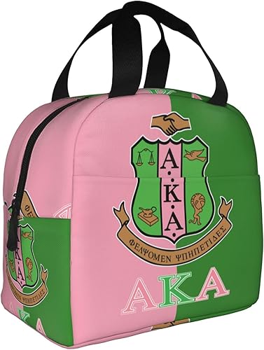 Miniatura 2 de FRANTOFIT AKA - Lonchera térmica para mujer, portátil, para el trabajo, viajes, picnic (rosa)