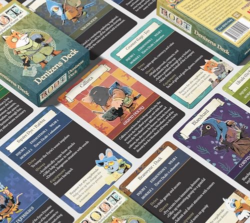 Image of Magpie Games Root The Roleplaying Game: Denizens Deck Expansion - 55 Fully Illustrated NPC Cards