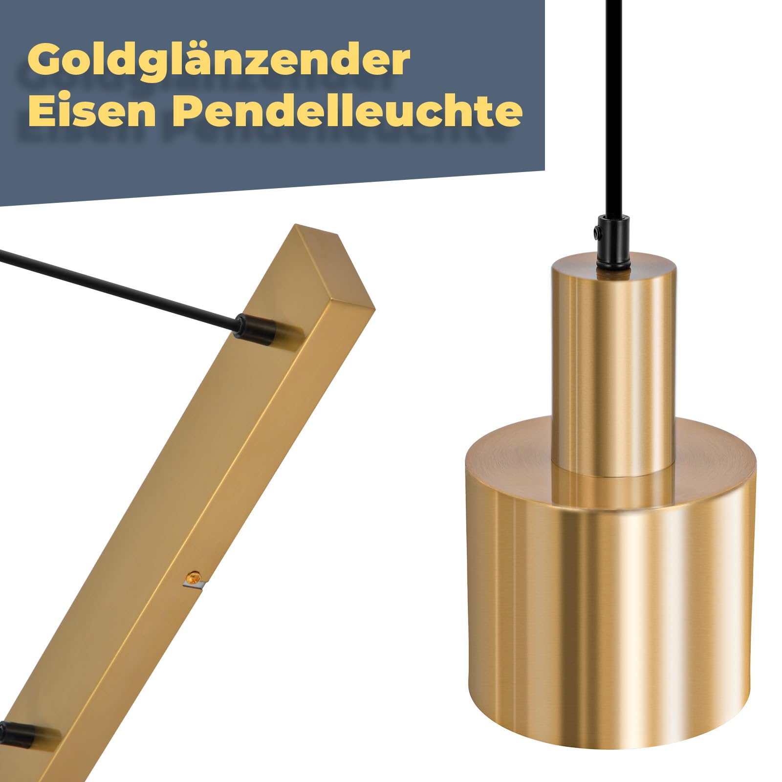 Hanglamp Vintage E27 zwart goud metaal eetkamerlamp diamant vorm design 3-vlammig hanglamp met witte lampenkap eettafel toonhoogte verstelbare hanglamp