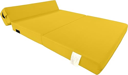 Miniatura 6 de D&D Futon Furniture Colchón plegable de espuma, tumbona para silla, sofá cama estudio para invitados, individual XL, 80 x 39 x 6 pulgadas de grosor