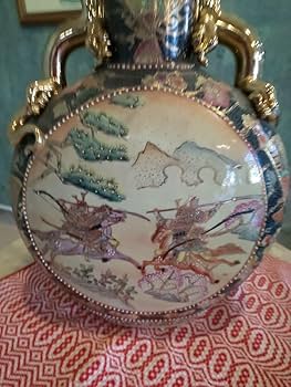 荘厳な アンティークの 竜の模様の 平たい形の 壺 花瓶 Amazon.co.jp: 荘厳な アンティークの 竜の模様の 平たい形の 壺