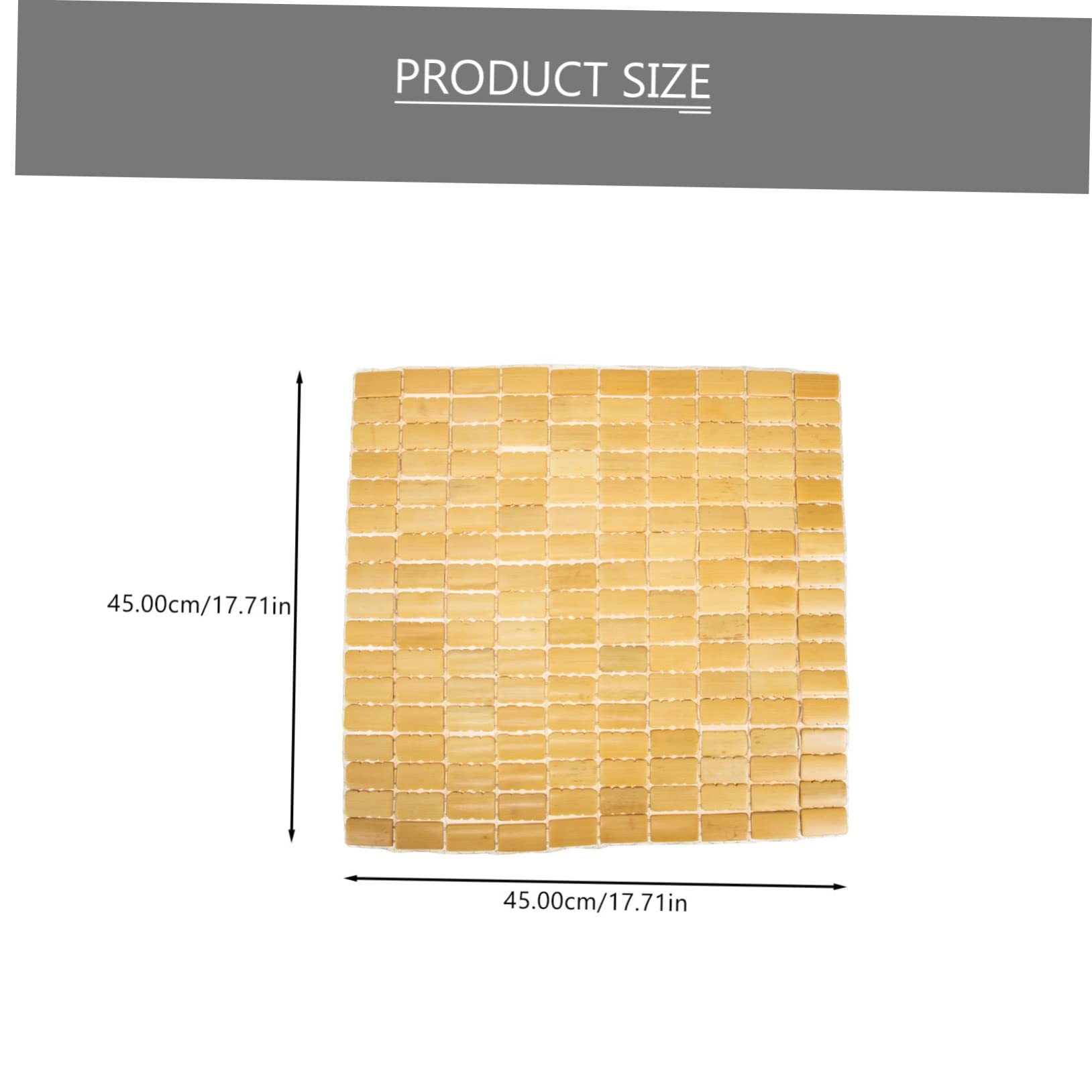 Happyyami Door Mat Slip Foot Mat for Bathroom Sauna Natural Woven Design Excellent Non Skid Performance for Safe Use Indoor Outdoor Spaces