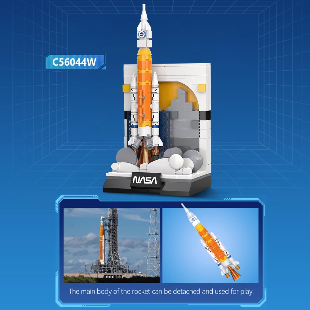Amazon.com: CaDA C56044W NASA SLS Rocket Building Block Model