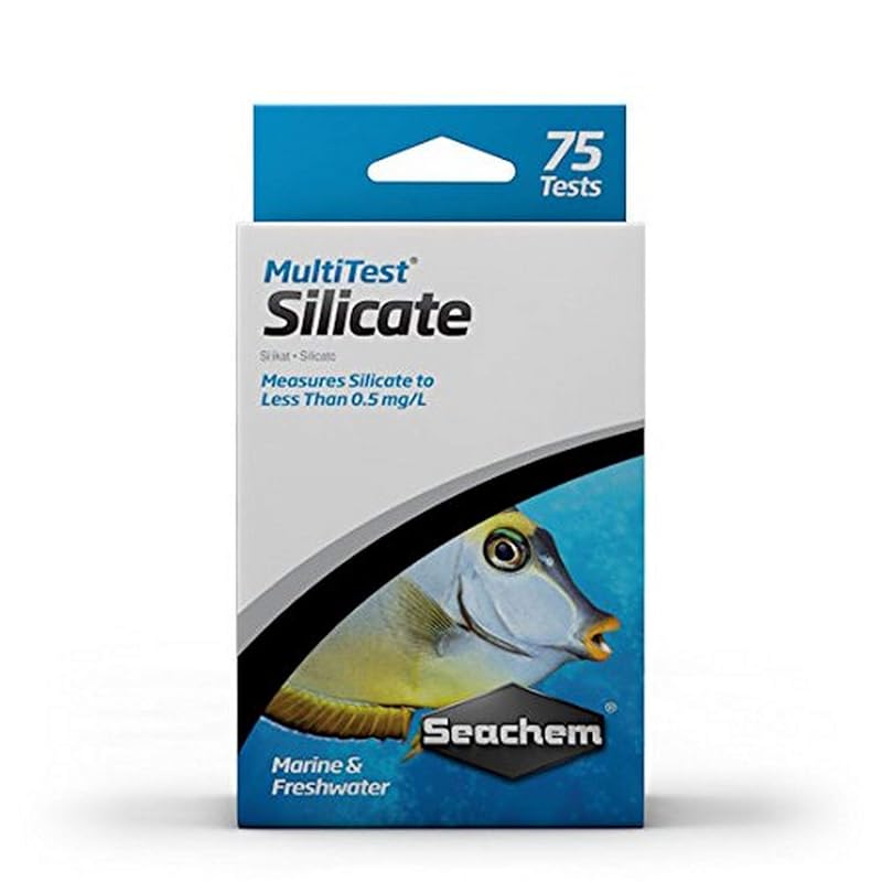 Kit de Teste de Silicato para Aquário Seachem MultiTest 75 Testes