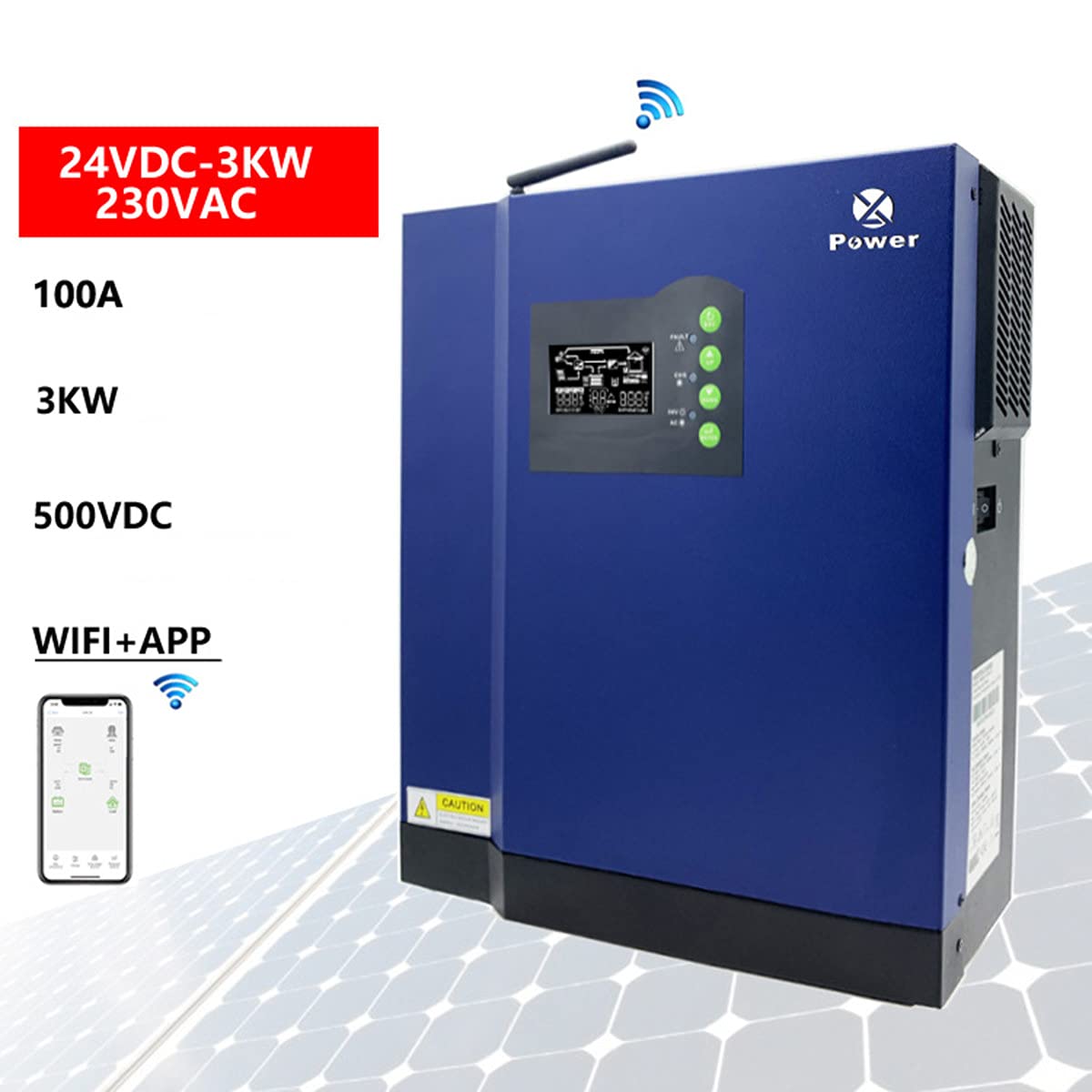 Off Grid Solar Inverter 3kw/5kw Pure Sine Wave Inverter with Wifi+app