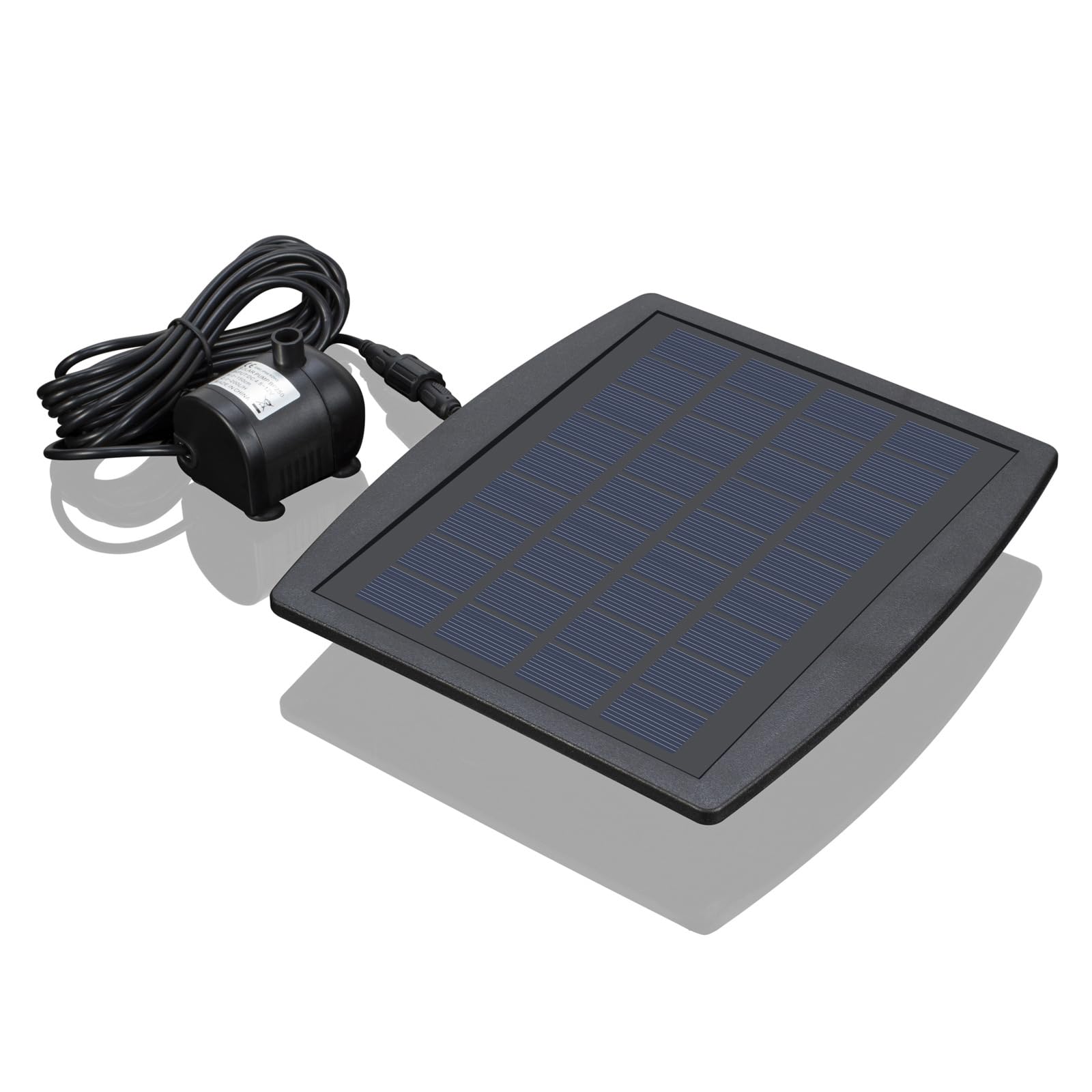 Pompe à fontaine solaire avec panneau 2,5 W pour fontaine à oiseaux pour terrasse, jardin, décoration d'aquarium MY04