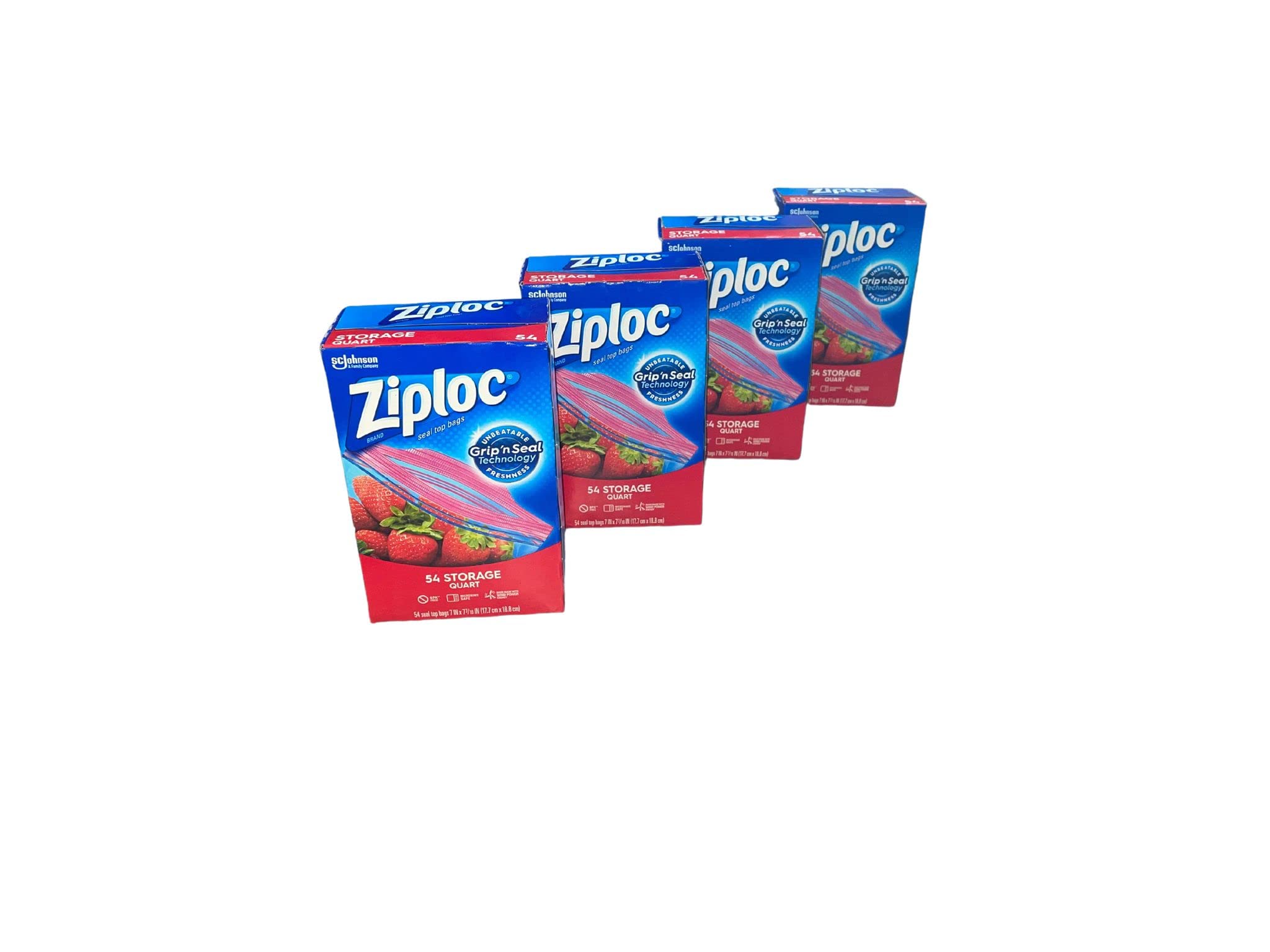 Sacs de conservation Ziploc Quart sachet plastique hermetique Grip n Seal boite de 216