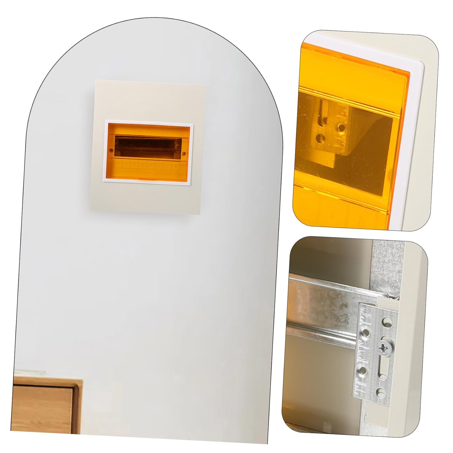 VILLCASE Breaker Box Cover Loop Weatherproof Electrical Box Case Durable Construction Easy Installation Stylish Home Decor