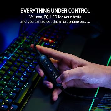 Game Power JIN Rainbow 7.1 Gaming Headset with Surround Microphone