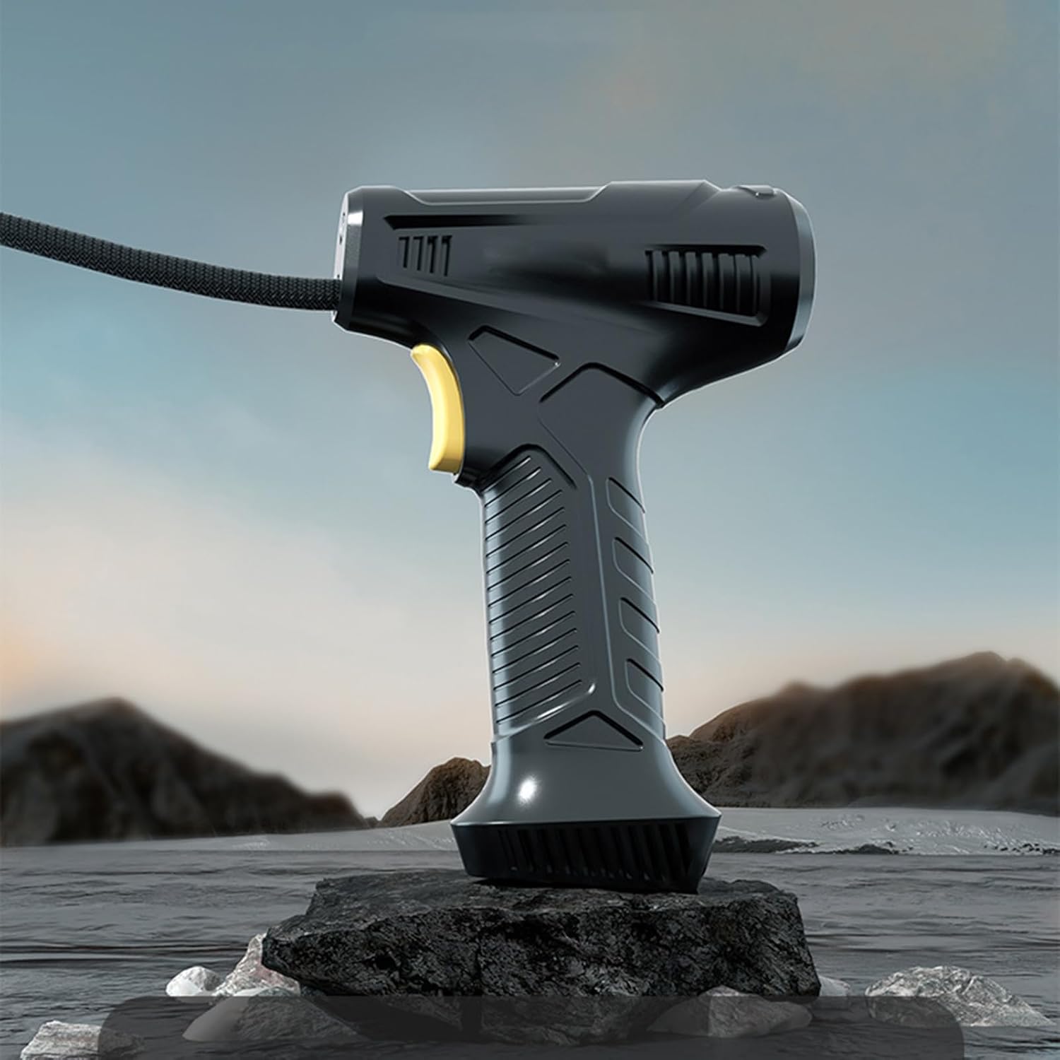 Tire Inflator Cordless Air Compressor With LED Light For Motorbike Balls Digital Electric Portable