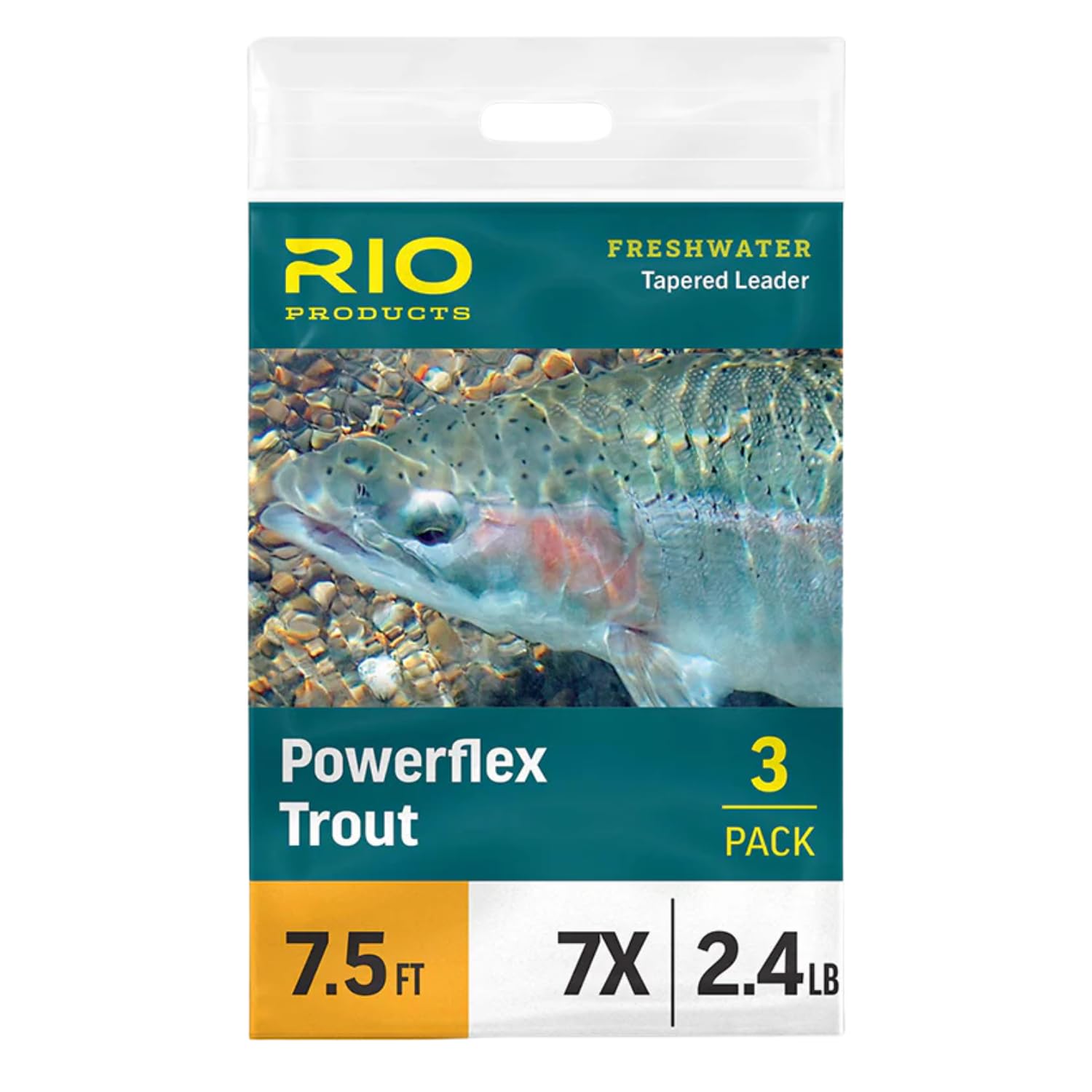 Rio PRODUCTSTarpon Leader 6Ft 60Lb Fluorocarbon Shock 3 Pack