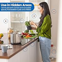 Vista 5 de 16 unidades de cebo y asesino de cucarachas, estaciones repelentes de cucarachas para repelente de nidos de infestaciones interiores, solución