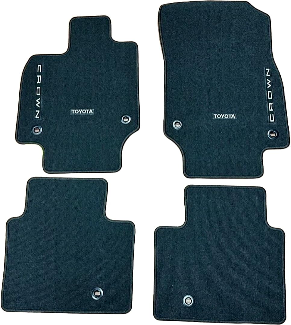 Genuine Toyota Crown Black Carpet Floor Mats Set PT919-30231-50