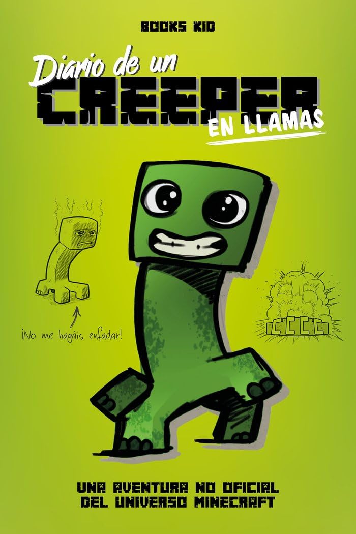 Lámpara de lectura Minecraft Creeper con clip para libros y lectura nocturna