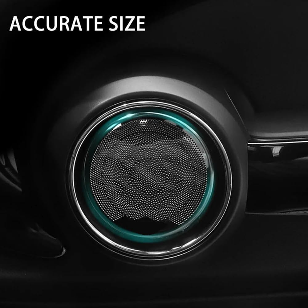 Copertura Dell'altoparlante della Porta Trim Accessori Per Auto Interni Pannello Audio Midrange Stile in Fibra di Carbonio Facelift Upgrade Rplacement Per MINI Cooper Hatchback F55 F56 F57 2014-2023