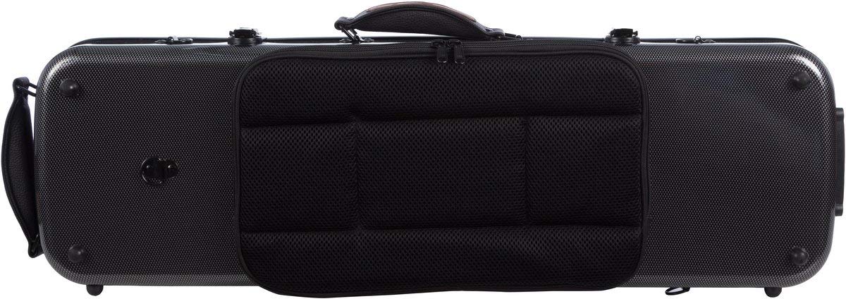 Geigenkoffer Glasfaser Oblong 4/4 carbon - navy blue M-Case