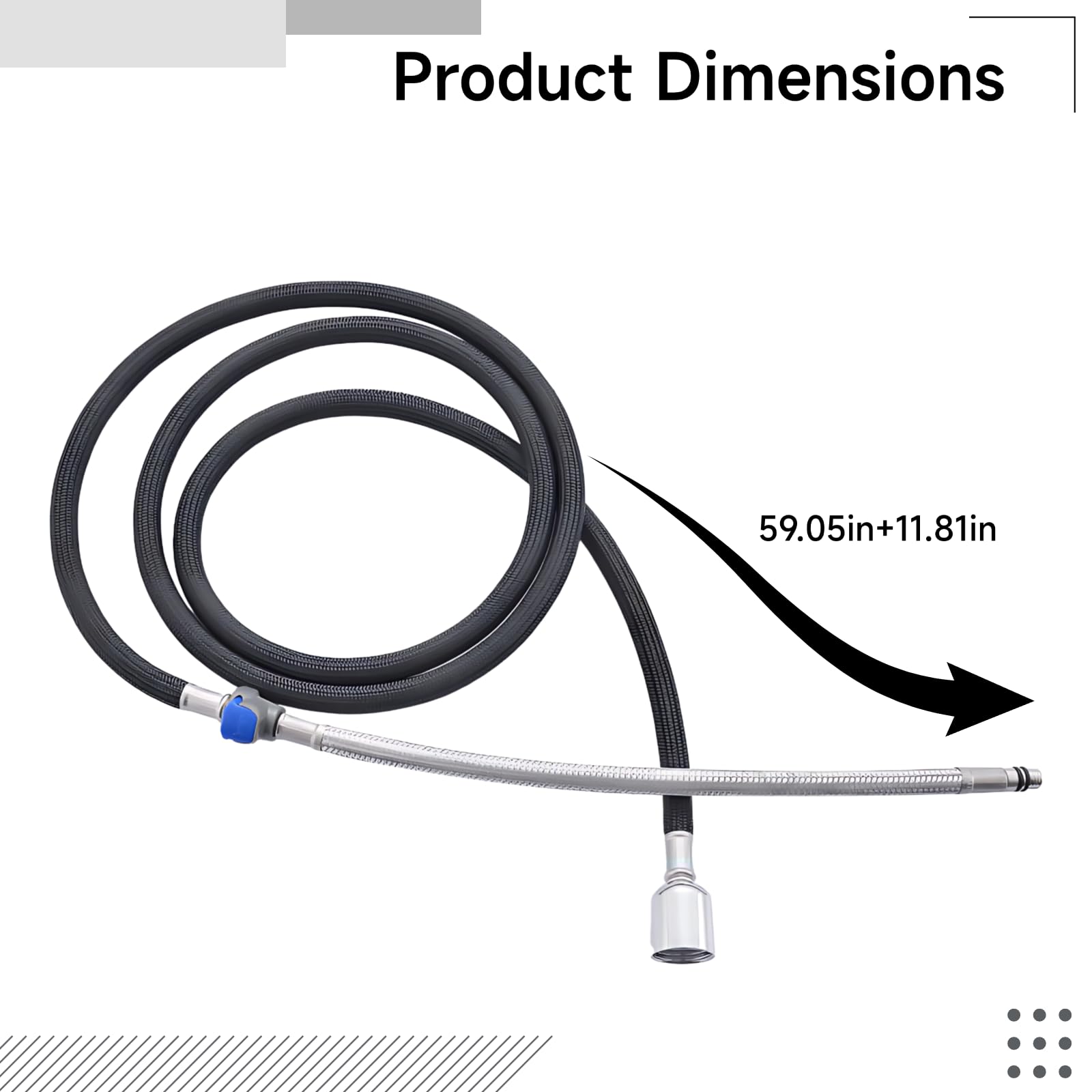 Amazon.com: byepica M8 Quick Connect Kitchen Faucet Hose