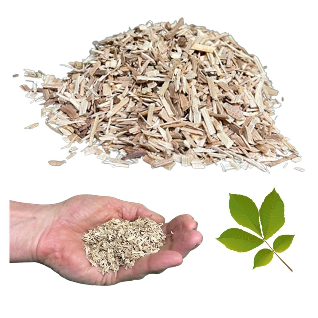 Down the Cove 500g Hickory Wood Chips - Fine (approx 2mm) for Hot Smokers/Smoking Ovens/Smoking Guns