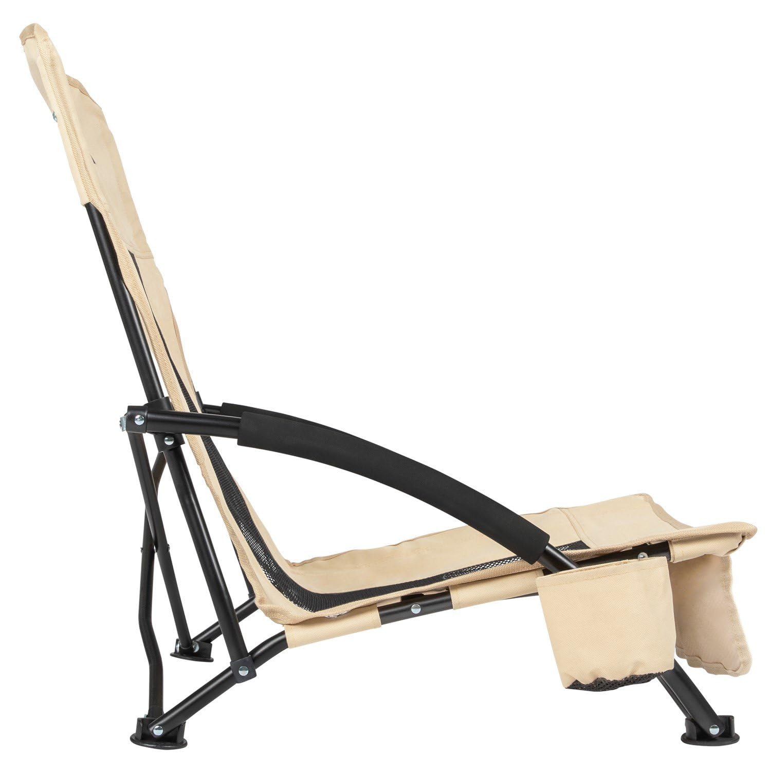 VirtuFit Chaise de plage pliable - Beige