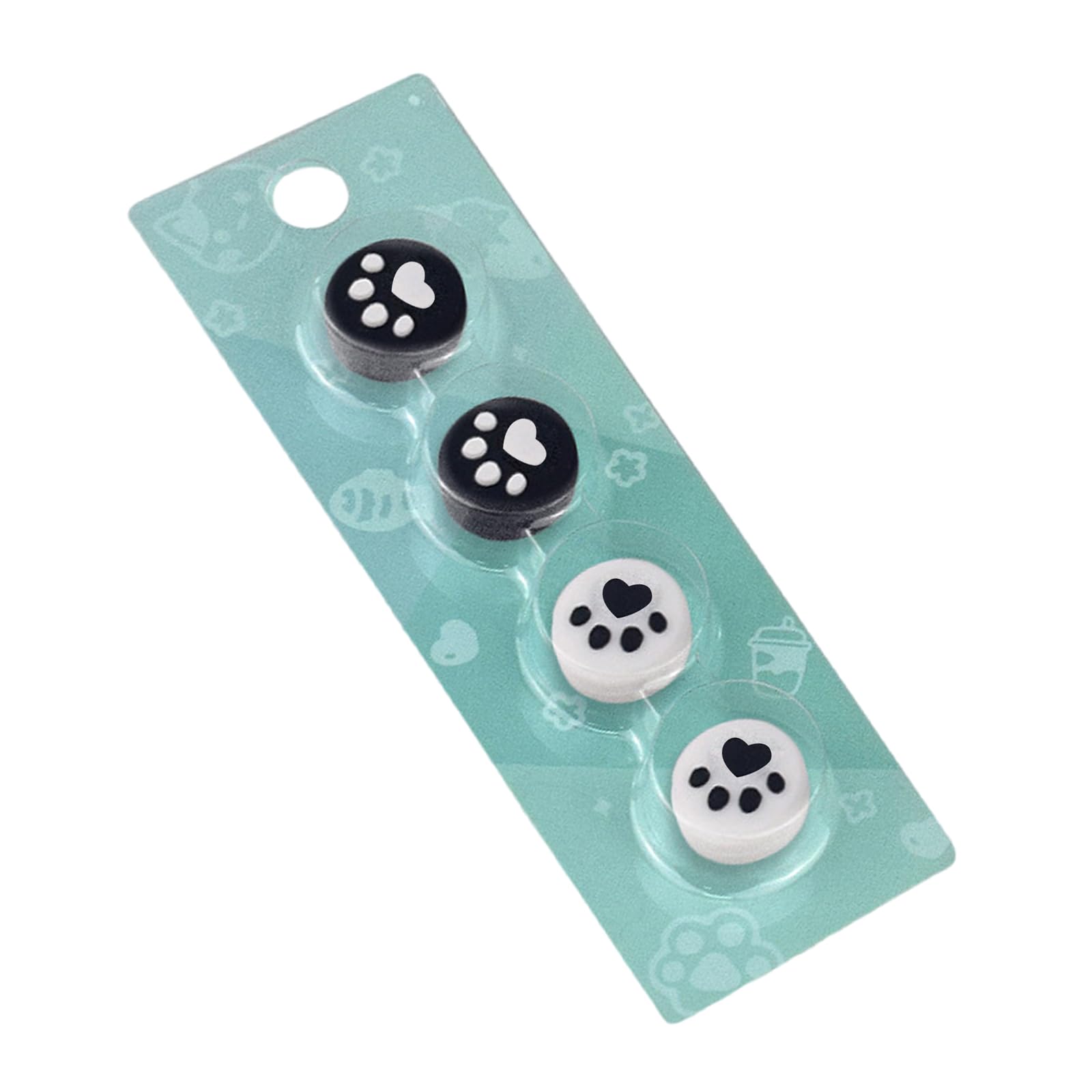 Tsophreniq Black And White Comfortable Silicone Stick Caps Joystick Guard For Rg556 Rg35xx H Gaming Console Comfort And Control Silicone Joystick Covers