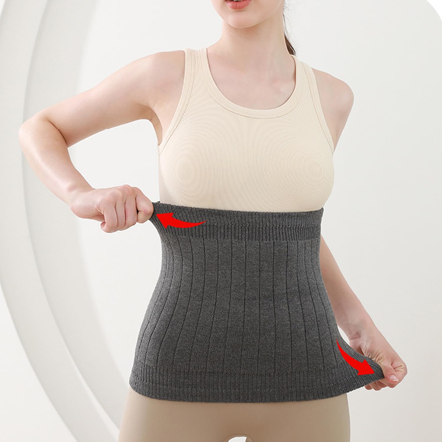 Calentador de riñones de cachemira de invierno para mujer y hombre, calentador de espalda, cintura térmica, soporte elástico, cinturón de lana, calentador lumbar, alivio del dolor para mujeres y