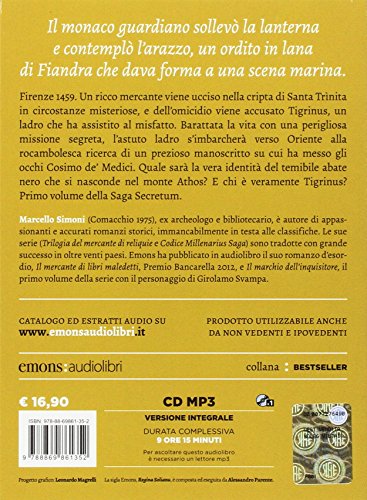 L'eredità dell'abate nero. Secretum saga. Letto da...