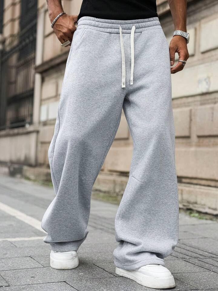 Image of Rockwell Men's Baggy Sweatpants | Cotton Terry Relaxed Fit Joggers for Men | Oversized Streetwear Track Pants | Casual Gym & Everyday Wear| 018