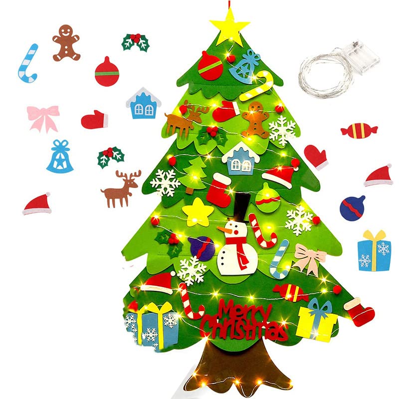 Amazon | karonpeln クリスマスツリー 壁掛け フェルト クリスマス